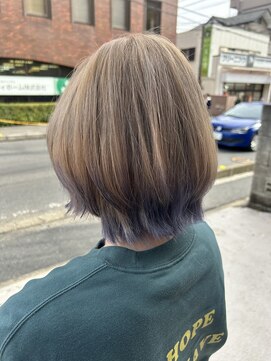 ラック 津田沼(LUCK) 裾カラー/津田沼/韓国/ボブ/ケアブリーチ/似合わせカット