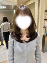 サンド 池袋 2nd(sand) ミディアムレイヤー/ロングレイヤー/ブリーチなしWカラー