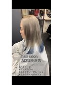 ミルクティーグレージュ　エンドカラー