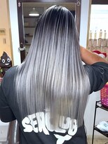 ブレイズヘアー(BLAZEhair)&nbsp;【相談多数スタイル】ホワイトバレイヤージュ×ブリーチ２回