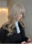 19600_ミルクティーベージュハイトーンカラーレイヤーカット