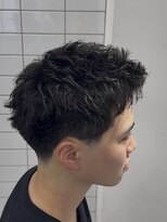 グルーマーズクレッジ 渋谷店(GROOMER/S CREDGE) men's/メンズ/メンズカット/刈り上げセンターパート/渋谷