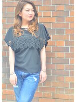 ナナナ パレナ 宝塚店(nanana parena) 白髪もぼける 3Dカラー×グラマラスウェーブ【nananaparena】