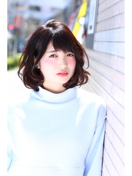 アッシュ 二俣川北口店(Ash) 重めボブのフェミニンカール