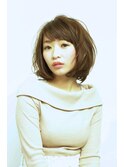 ふんわり小顔ショートボブ (北澤）