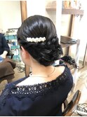黒髪美人ブライダルヘアアレンジ【ヘアセット　立川/立川南/袴】
