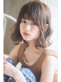 《juQ 日吉店》小顔ミディアムボブ