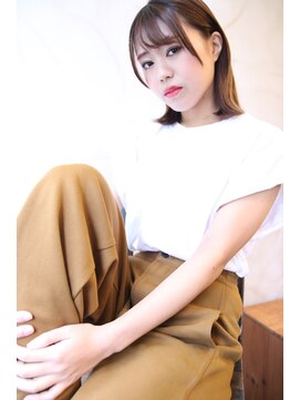 ブーケ(BOUQUET) ストレートボブ タイトショート 切りっぱなし ミディアム