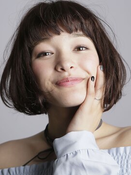 アドラーブル 長岡新保店(adorable) 【adorable】ガーリー♪ヘルシーナチュラルまるみボブディ