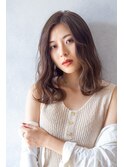 大人ウェーブヘア