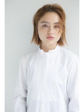 ミエルヘアーエスト 新宿店(mielhair est) かき上げボブスタイル  新宿