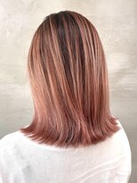 ペスカ 長町南店(pesca)&nbsp;ピンクベージュ×バレイヤージュ (OIKAWA)