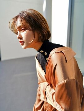 ログ オモテサンドウ(L.O.G OMOTESANDO) 大人ボブ透明感抜群のカラーと透け感のあるボブが◎