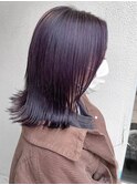 ヘアメイクオズ&金あゆみ　バイオレットアッシュ
