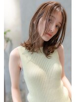 オースティン 登戸向ケ丘遊園(AUSTIN)&nbsp;大人かわいい前髪セシルカットココアブラウンフリンジウェーブ