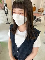 ヘアー アイス カンナ(HAIR ICI Canna)&nbsp;オリーブアッシュで透け感