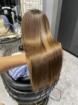 アローズ 久留米店(arose)&nbsp;大人可愛い透明感立体感グレージュ×エアストレート