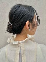 ヘアアレンジ/お団子/キレイめカジュアル