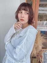 ルービック(Rubik's)&nbsp;イメチェンフェミニン小顔カットアッシュブラウンボブ