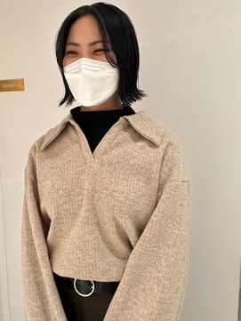 リィベ(Liibe) guest snap #ボブ#センターパート#外はね