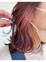 カナモ(Canamo)&nbsp;ピンク インナーカラー レトロガーリー ピンクブロンド