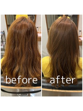 スピカ(SPICA) 【ケアカラーコース】お客様施術事例