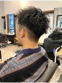 【IRIE HAIR赤坂】スパイキーショート×スパイラルパーマ
