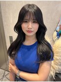 韓国ヘア＊レイヤーカット＊ナチュラルブラック【ZinaCENTRAL】