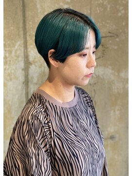 リブロ(liblo) ハンサムショート × スモークグリーン【liblo】