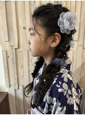 小学校卒業式ヘアセット