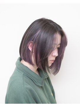 ルプラ ガーデン(le-pla garden) インナーカラー#切りっぱなしボブ#ケアブリーチ#ダブルカラー