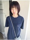 《Direct》顔まわりカット×カシスレッド