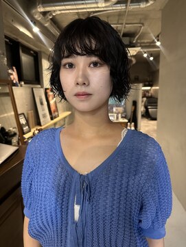 ソイリウム 下北沢(soi rium) ボブパーマ_前髪パーマ_プードルパーマ_黒髪パーマ