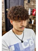 波巻きパーマ　波巻きスパイラルパーマ　波巻きプードルパーマ