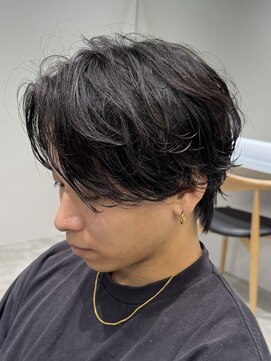 レタッチ バイ フィフス 天神大名(RETOUCH by fifth) シャドウパーマ波巻きスパイラルパーマニュアンスパーマメンズ