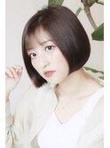 【 I. 】30代からのナチュラル前下がりショートボブ 川口