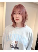 【hz】伊藤 ピンクベージュ*くびれボブ