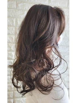 松本平太郎美容室 国立店 ロングレイヤー×イノアカラー×インナーカラーカラー