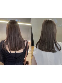 カラーとの相性抜群の髪質改善BYKARTE,TOKIOトリートメントが◎発色/モチ/艶が叶う*[髪質改善/名駅]