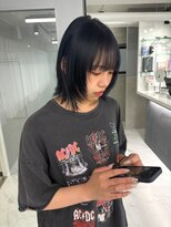 スウィープ(sweep)&nbsp;ブルーブラック×レイヤーカット