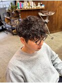 【山本智文】大人シャドウパーマメンズマッシュ