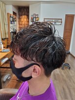 レベル 葛西店(LEVEL)&nbsp;パーマ マッシュ ツーブロック メンズカット/葛西メンズ/葛西