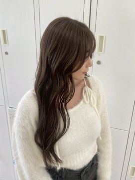 黒髪/クラゲヘアー/オリーブグレー/小顔/ココアベージュ/瀬田