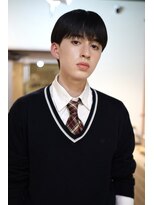 ハル ヘアスタジオ(haRu hair studio)&nbsp;メンズダウンパーマ×シースルーマッシュ