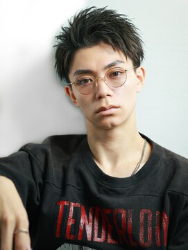 リップス 池袋(LIPPS) 刈り上げツーブロック大人アップバングショート