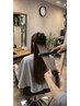 カット+カラー+矯正+デジパーマ+スパ10分+4ステップTrフローディアMORE/37000