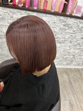 ソワンドゥブレス 瓜破店(soin de brace) ピンクブラウン