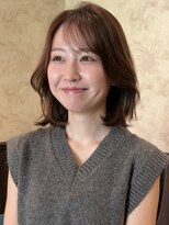 ロンド 銀座(Lond)&nbsp;☆春日☆ニュアンスウルフワンホンレイヤーダークブルーボブ77