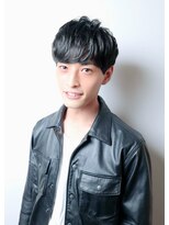 LAVIE NEW STANDARD BARBER横浜店　別邸　〈理容室〉&nbsp;ダークアッシュ/カルマパーマ/ベリーショート<理容室>[横浜駅]