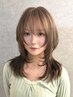 カット＋ブリーチなしWカラー＋バイカルテ５ST超音波トリートメント